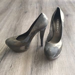 Casadei Camo Heels